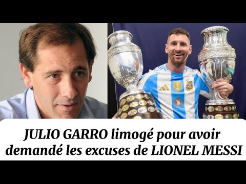 Messi doit s’excuser : un ministre argentin perd son poste pour avoir demandé des excuses du GOAT