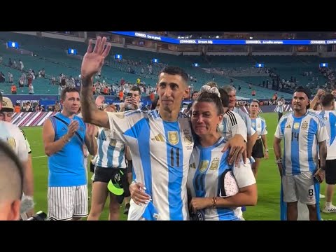 Angel Di Maria In Tears After Playing Last Match For Argentina😢