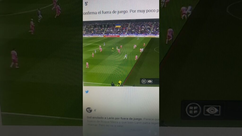 🥅 GOL ANULADO A CYLE LARIN POR FUERA DE JUEGO