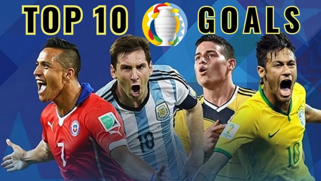 TOP 10 MEJORES GOLES de la Copa America de la Historia