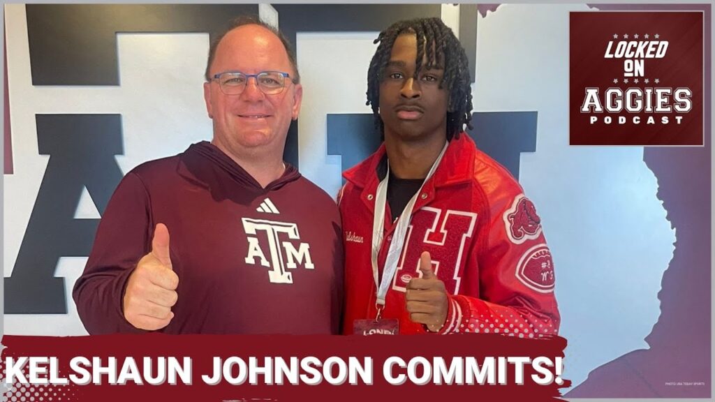 Texas A&M lands four-star 2025 WR Kelshaun Johnson | Texas A&M Football Podcast