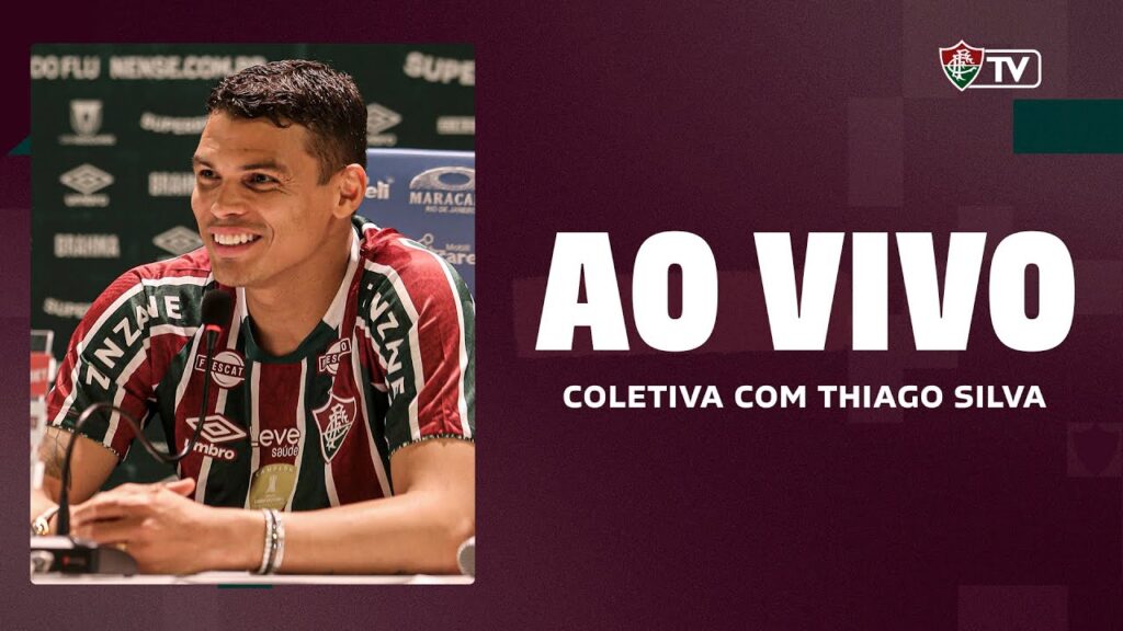 AO VIVO – COLETIVA – THIAGO SILVA AO VIVO - COLETIVA - THIAGO SILVA