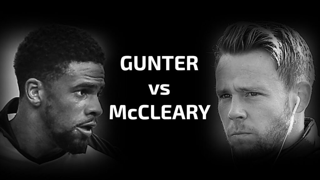 GUNTER VS McCLEARY: Guess the winner!