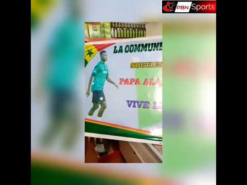 le Fans club PAPE GUEYE de la commune de Leona à  Thies pour le soutenir 🇸🇳🦁
