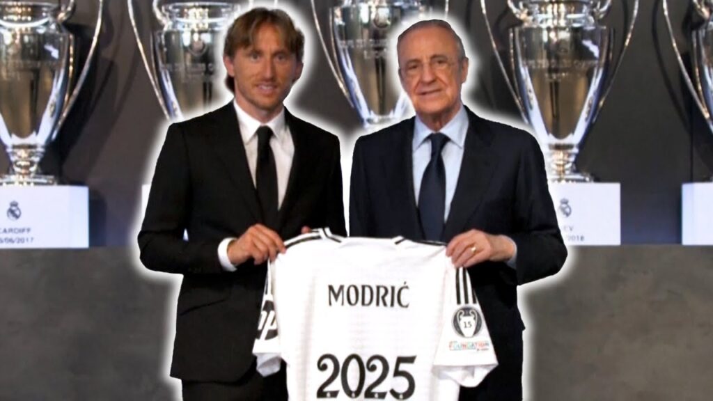 Real Madrid extends Luka Modric's contract until the end of 2025 season 📝