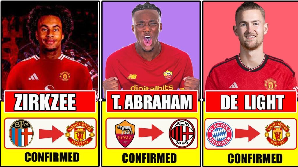 🚨 ALL CONFIRMED TRANSFER SUMMER 2024, 🔥 ,De Ligt to United , Zirkzee to United