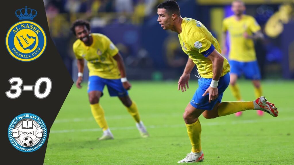 🔥 🔥Al Nassr vs Al Okhdood 3-0: 🔥 🔥Classic Goal By RONALDO: Saudi pro League