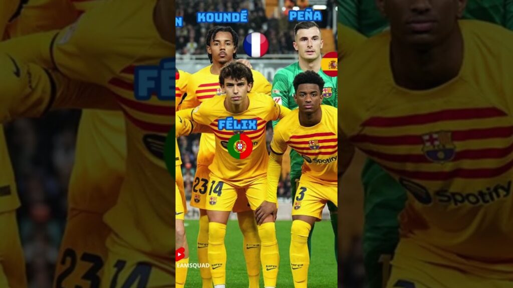 Barcelona Squad With Valencia | La Liga Match