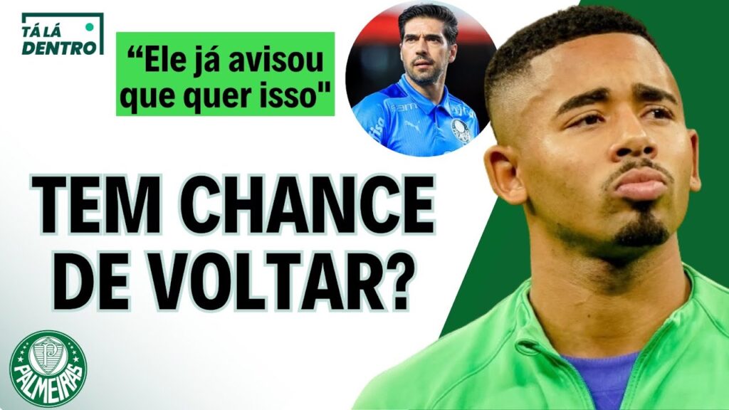PALMEIRAS VÊ INTERESSE DE GABRIEL JESUS EM RETORNO AO VERDÃO E MONITORA | ENTENDA O CENÁRIO