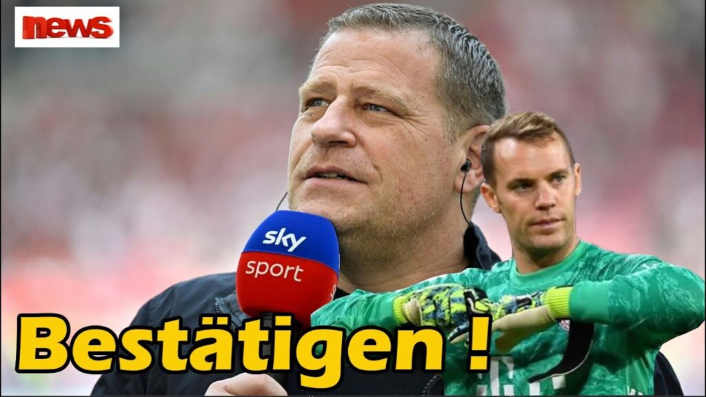 Alles nur, weil Max Eberl/Manuel Neuer für die neue Saison nicht im Kader von BAYERN MÜNCHEN stehen!