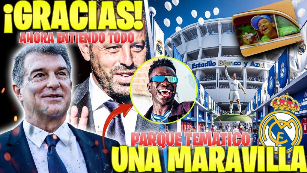PRESIDENTES DEL BARCA RETRATADOS ¡VIDEO INEDITO! 😂 ASI ES EL PARQUE DEL REAL MADRID EN DUBAI