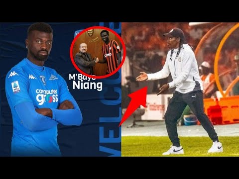 Aliou Cissé va quitter la sélection sénégalais, Mbaye Niang rejoint Empoli, Aliou Badji à Turquie..