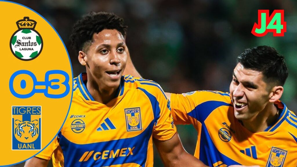 Santos 0-3 Tigres UANL || Jornada 4 || AP24LIGA MX || Brandman