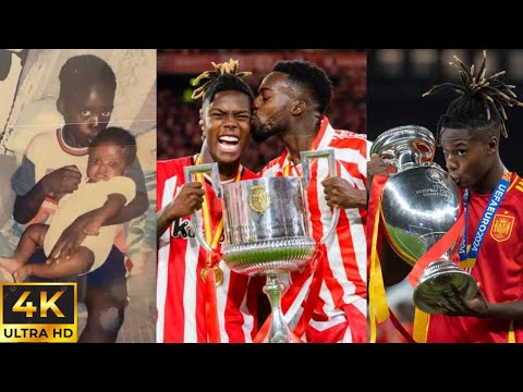 "De la Adversidad al Triunfo: La Dura Historia de los Hermanos Williams" #futbol #euro2024 #españa