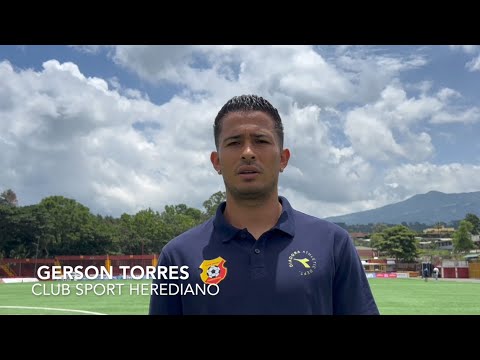 Declaraciones de nuestro jugador Gerson Torres previo al juego ante Puntarenas F.C.