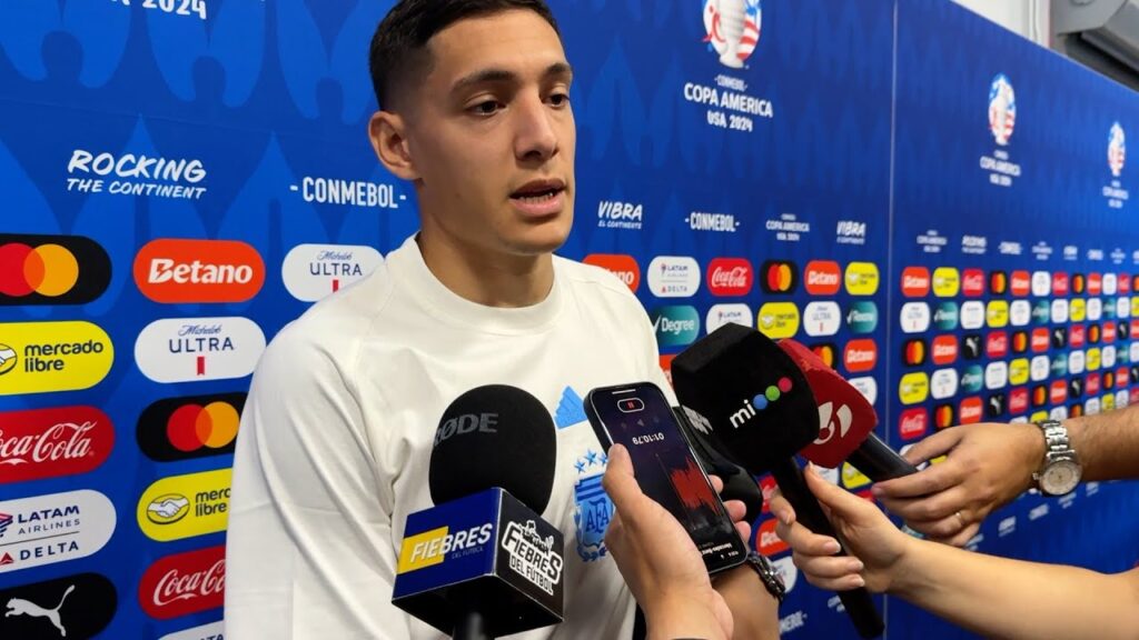 Nahuel Molina: "Cuando Messi esta cómodo nos hace jugar mejor"