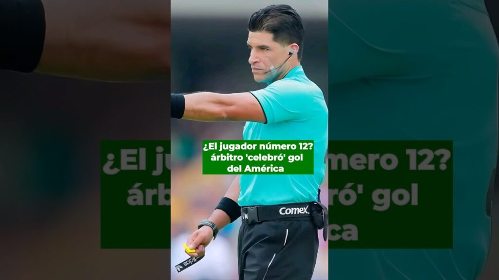 Acusan en redes que árbitro celebró gol de Henry Martín  #laafición #futbol