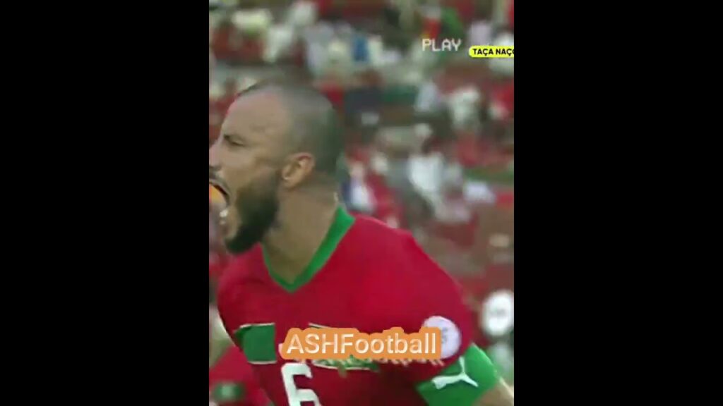 What a goal for Morocco from Romain Saiss🇲🇦🔥🥶.#ziyech #football #morocco  #AfricaCupofNations #caf
