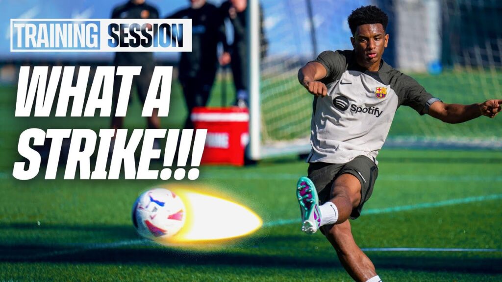 🚀🚀 BALDE hits a rocket into the TOP CORNER | FC BARCELONA TRAINING
