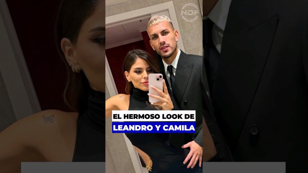 El increíble look de Leandro Paredes y su esposa, Camina Galante para el casamiento de Dybala y Ori