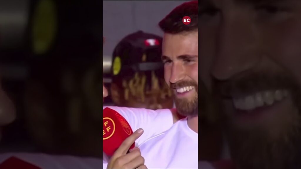 Así ha presentado Álvaro Morata a Unai Simón en la celebración de la Eurocopa