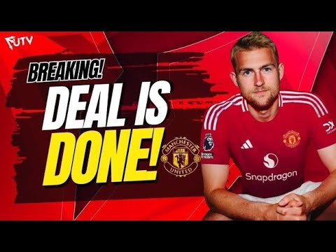 🚨 JUST IN: MATTHIJS DE LIGT TO MANCHESTER UNITED DONE DEAL✅ FABRIZIO CONFIRMS 💯 FULL AGREEMENT 📝