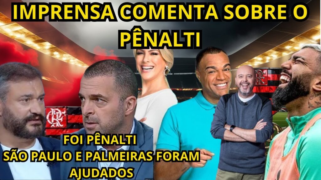 IMPRENSA PAULISTA CRITICANDO O ARBITRO #flamengo #notíciasflamengo #mengaosr #ultimasfla #futebol
