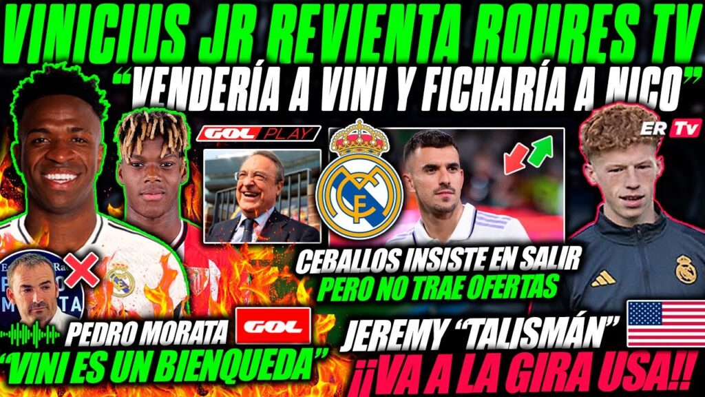 ¡DE RISA! EL ANTIMADRIDISMO RECOMIENDA al REAL MADRID VENDER a VINICIUS para FICHAR a NICO WILLIAMS