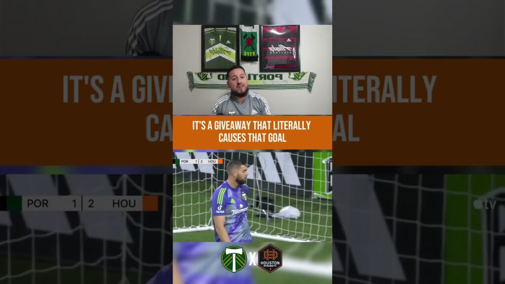 Terrible mistake leads to a goal! #mls #portlandtimbers #rctid #houstondynamo #soccer #eltri #panama