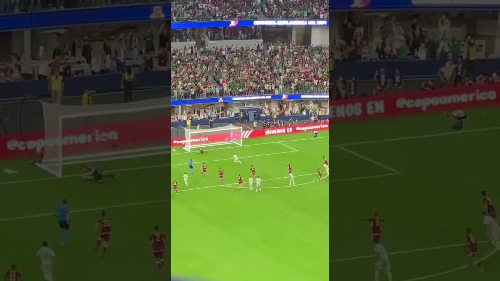 Así fue el fallo de Orbelín Pineda desde la grada.