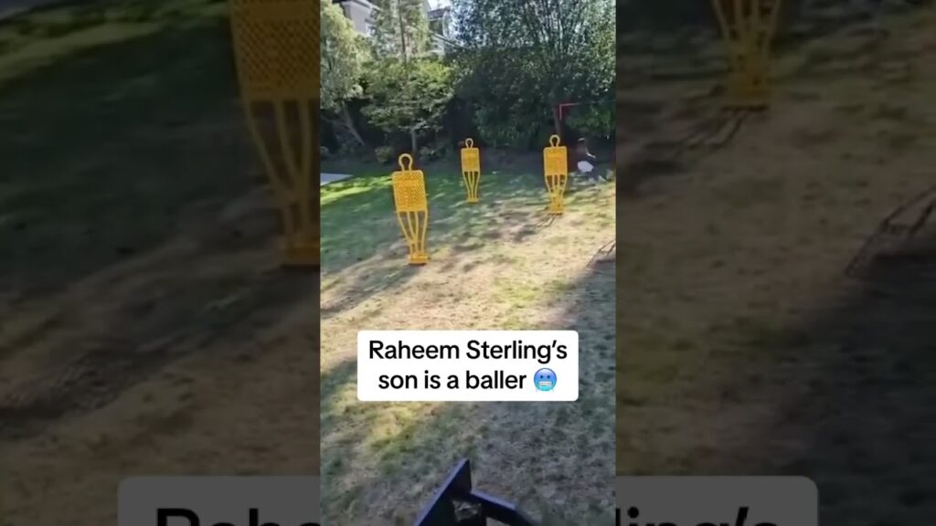 Raheem Sterling’s son is already a baller 🥶 (via mr_rtclothing/TT) #shorts