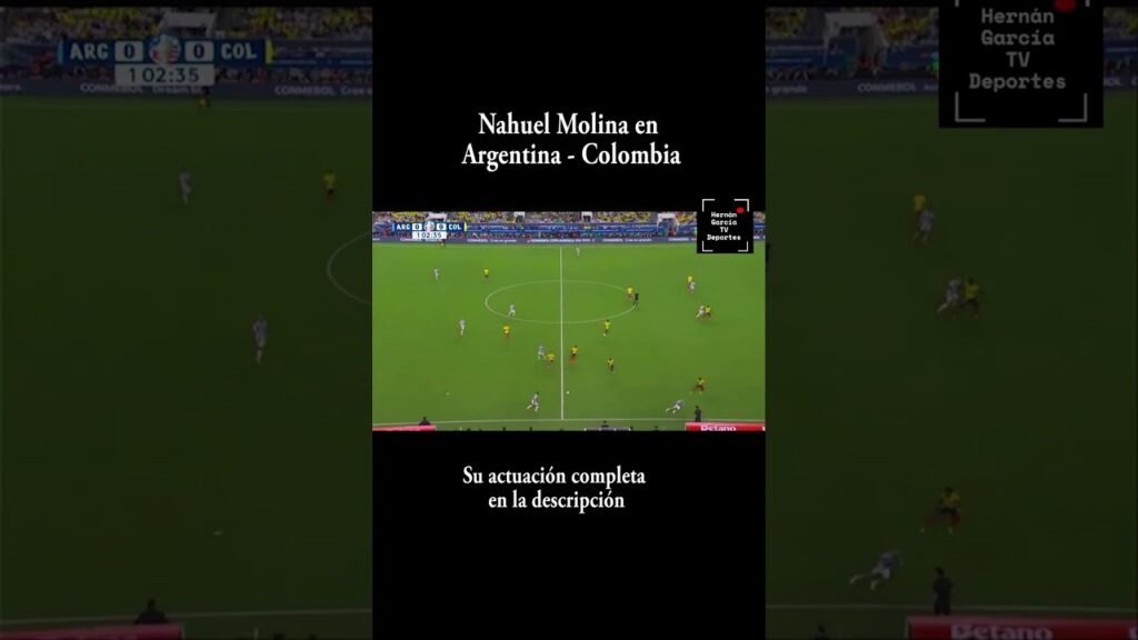 #NahuelMolina en #Argentina vs #Colombia #copaamerica2024 #seleccionargentina #Molina
