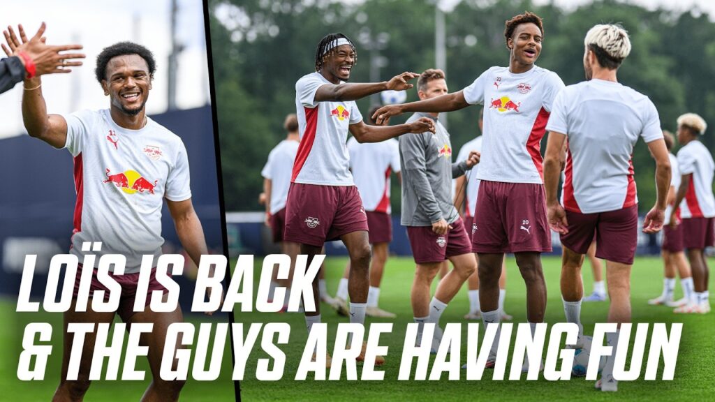 Intense pressing with Loïs Openda and Willi Orban 💥🥵 | Training session