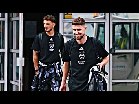 Arsenal Players  Fly  To Los Angeles USA Ahead Of Their Pre-Season  Training