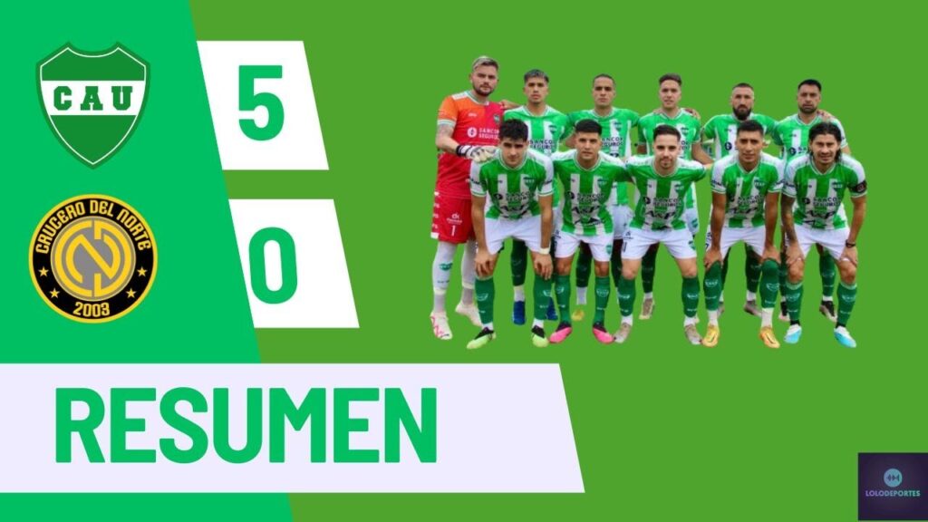 💚Resumen de Unión de Sunchales vs Crucero del Norte