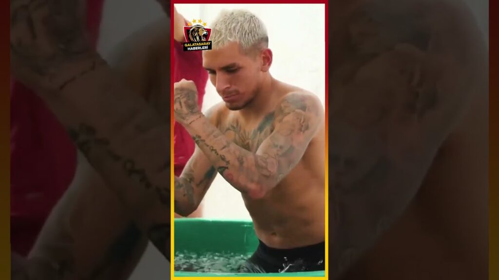 Lucas Torreira'nın Buz Dolu Kova İle İmtihanı #galatasaray #gs #futbol