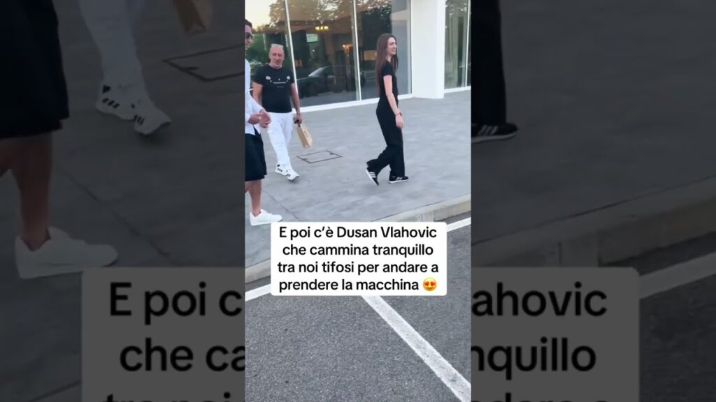 Dusan Vlahovic un vero Juventino🤍🖤