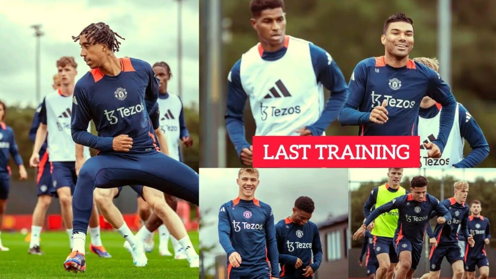 MANCHESTER UNITED LAST TRAINING SESSION AT CARRINGTON BEFORE PRE-SEASON TOUR IN USA