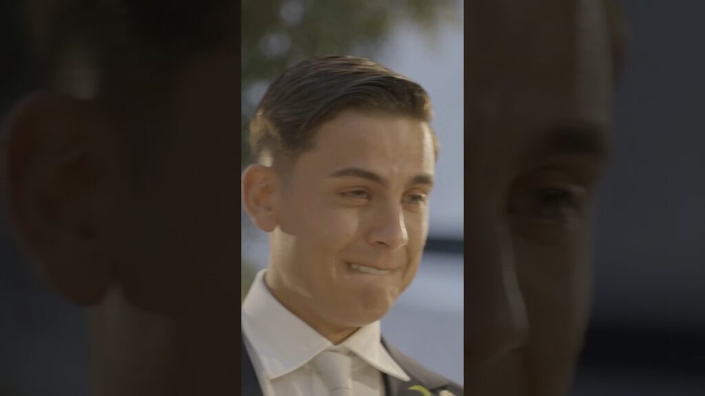 🥹 Paulo DYBALA in LACRIME | L’emozione della JOYA durante il matrimonio con Oriana Sabatini #shorts