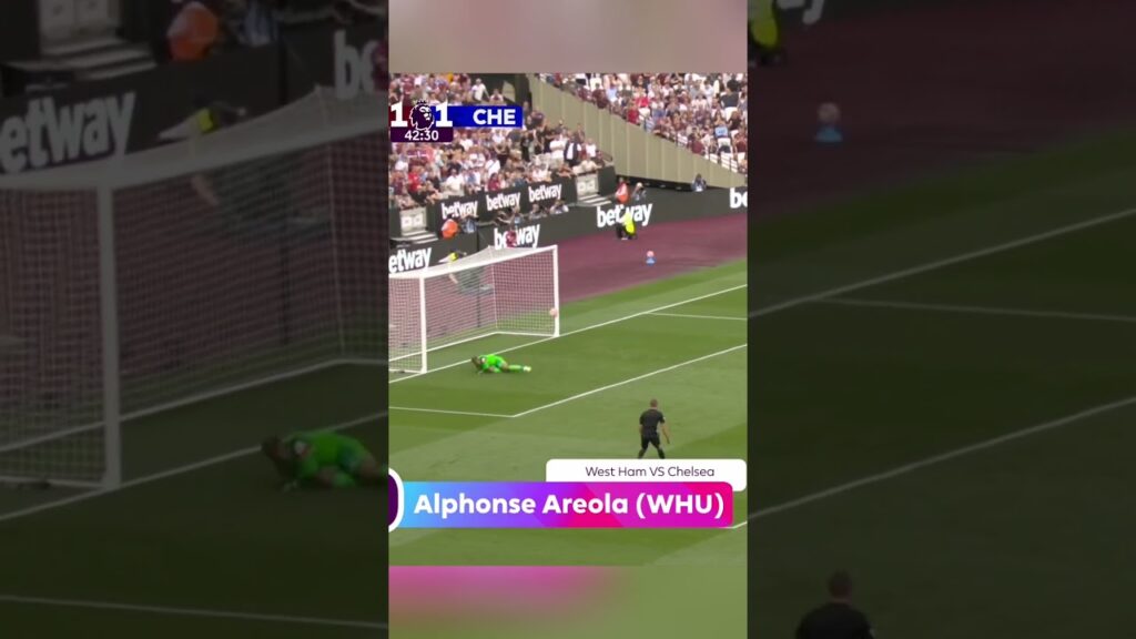 Penyelamatan pinalti terbaik alphonse areola #shorts #football #highlights #premierleague #westham