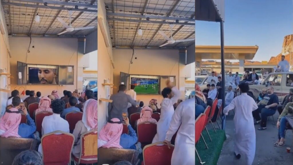 Saudi fan angry reaction after Salem Aldawsari misses the penalty against Poland