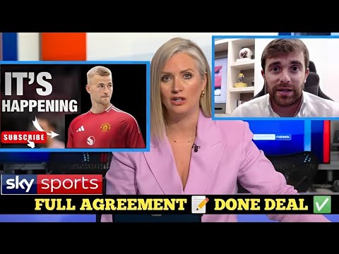 🚨 SKY SPORTS:✅ Matthijs De Ligt TO Manchester United ✍️ OFFICIAL Full Agreement | Fabrizio Romano🔥