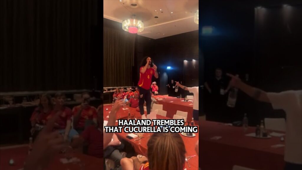 Cucurella sings about Haaland in funny celebratory song following Spain’s Euro 2024 success 😂🎶