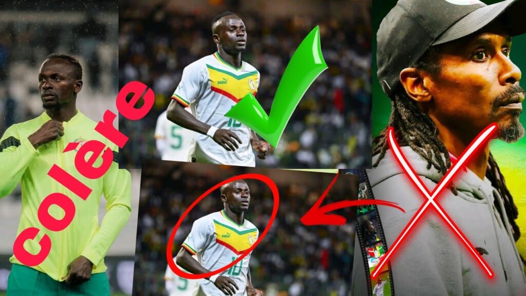 xamoul Dara? colère noir de sadio Mane vers Alioune Cissé du jamais vu