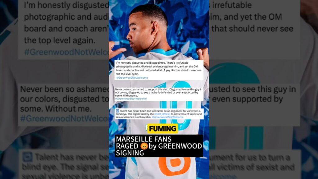 Mason Greenwood can't stop Crying after what Marseille fans did #shorts #manchsterunited #ytshorts