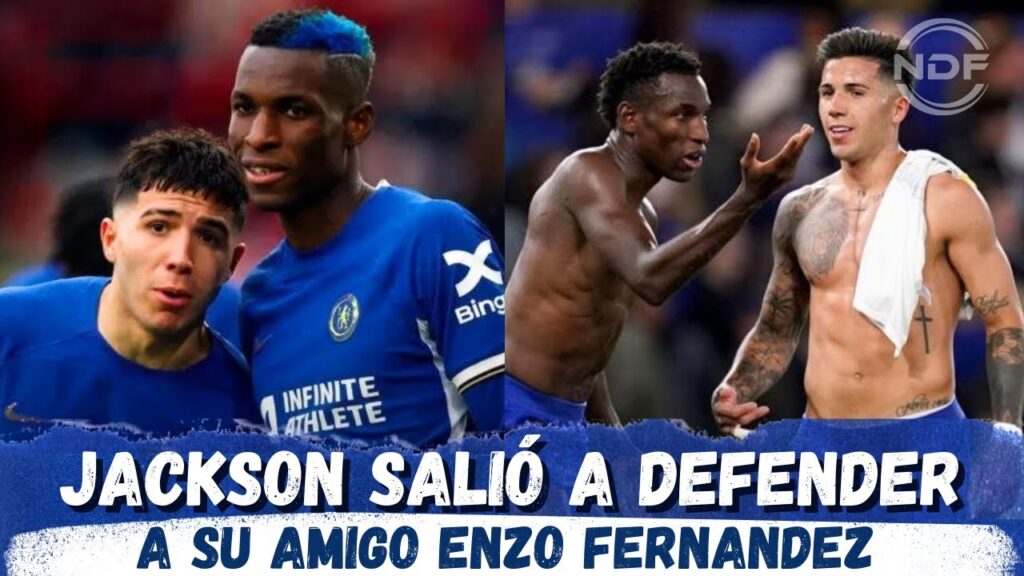 Nicolas Jackson el UNICO COMPAÑERO de Enzo Fernandez que salió a defenderlo en las redes sociales