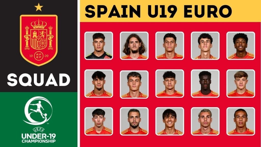 SPAIN U19 OFFICIAL SQUAD FOR EURO 2024 | UEFA UNDER-19 CHAMPIONSHIP NORTHERN IRELAND 2024