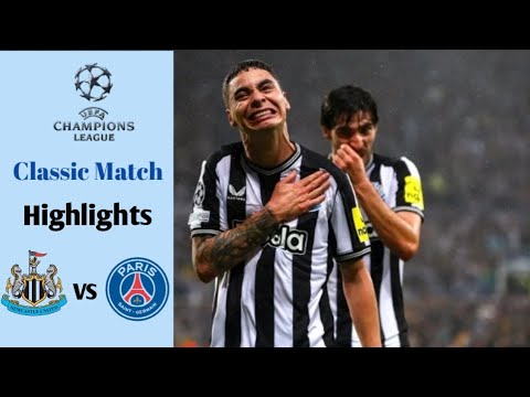 Newcastle United vs Paris Saint Germain 4-1 | UCL 2023/2024 Group Stage | Highlights