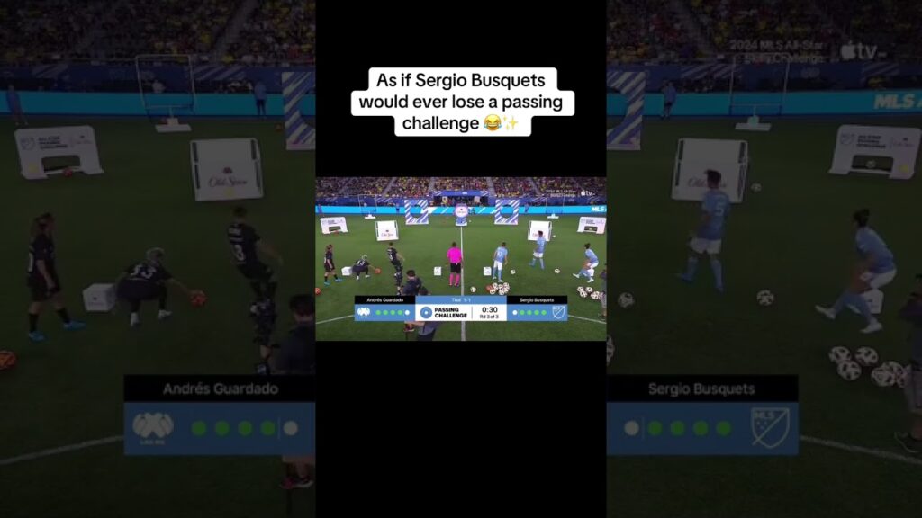 Busquets vs Andrés Guardado (via @Major League Soccer on Apple TV) #shorts | ESPN Deportes