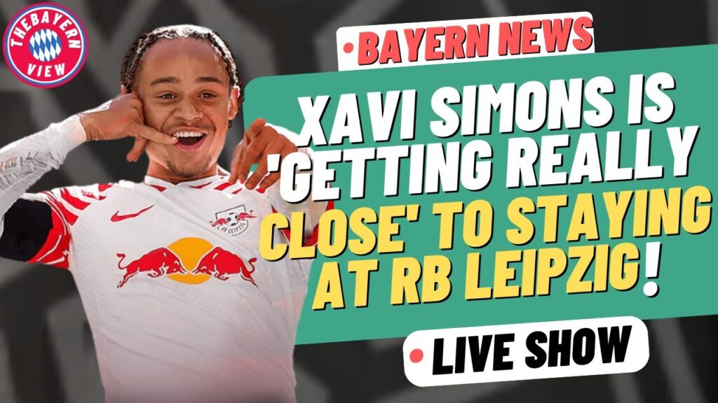 Xavi Simons is 'getting really close' to staying at RB Leipzig!! - Bayern Munich News